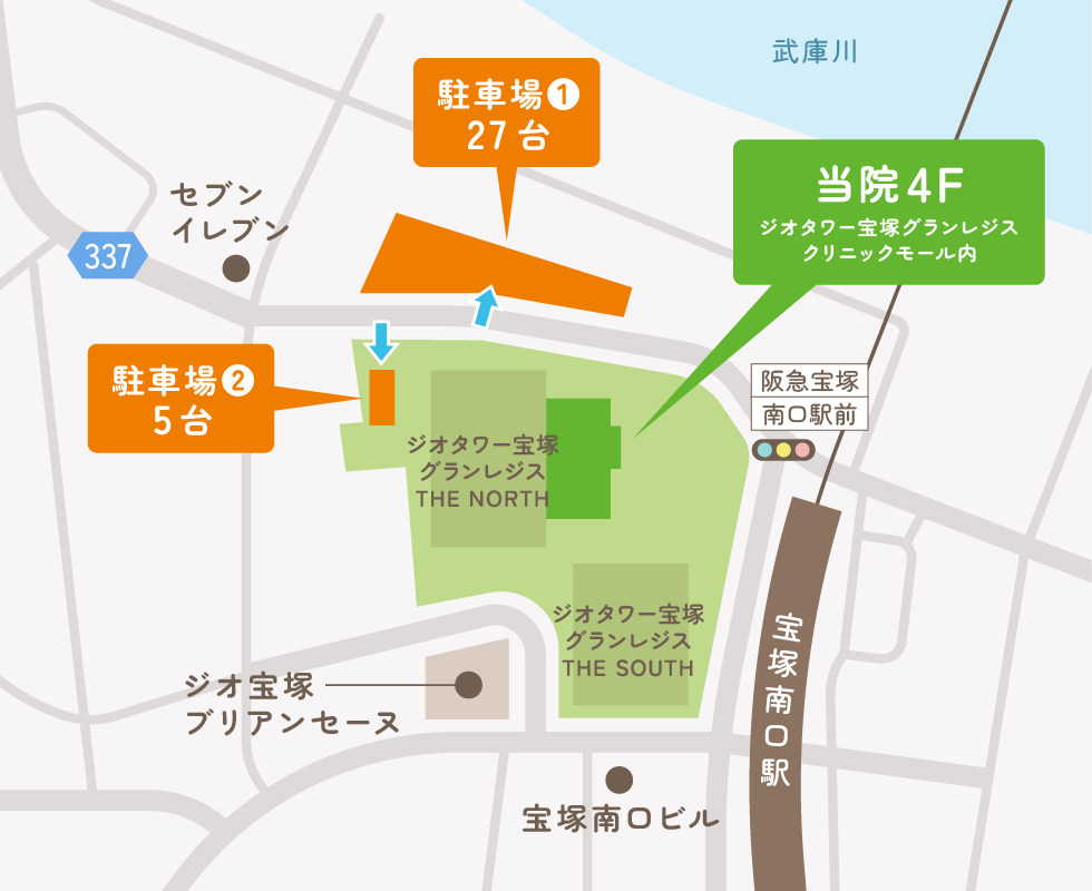 駐車場イラストマップ